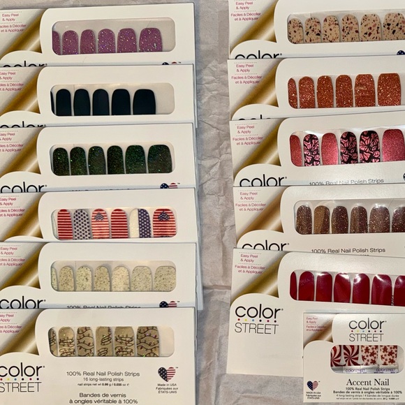 Color Street Nail Polish Strips Collection - Bold and Chic (qty 19) - Picture 4 of 4